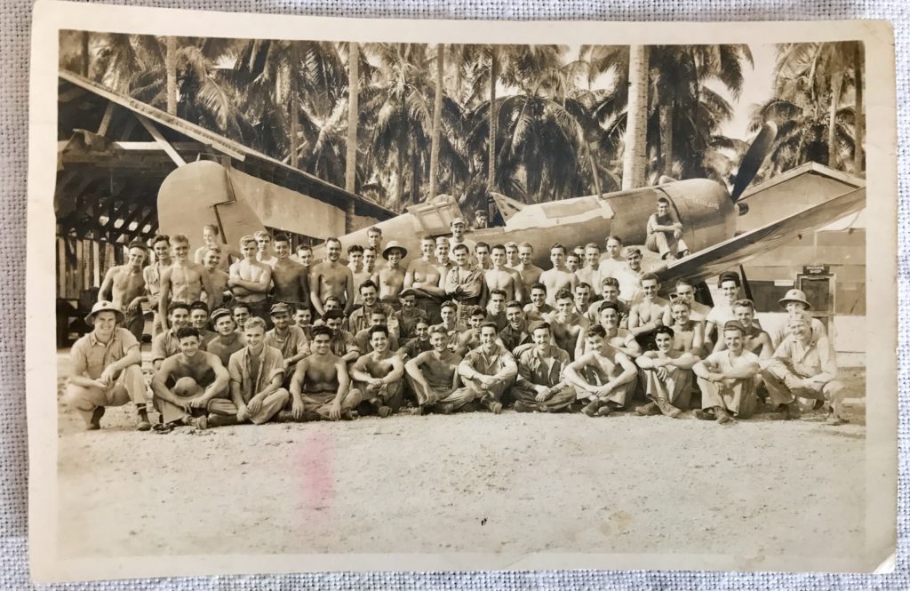 From the cover of My Father's War. Pinard standing 8th l-r.