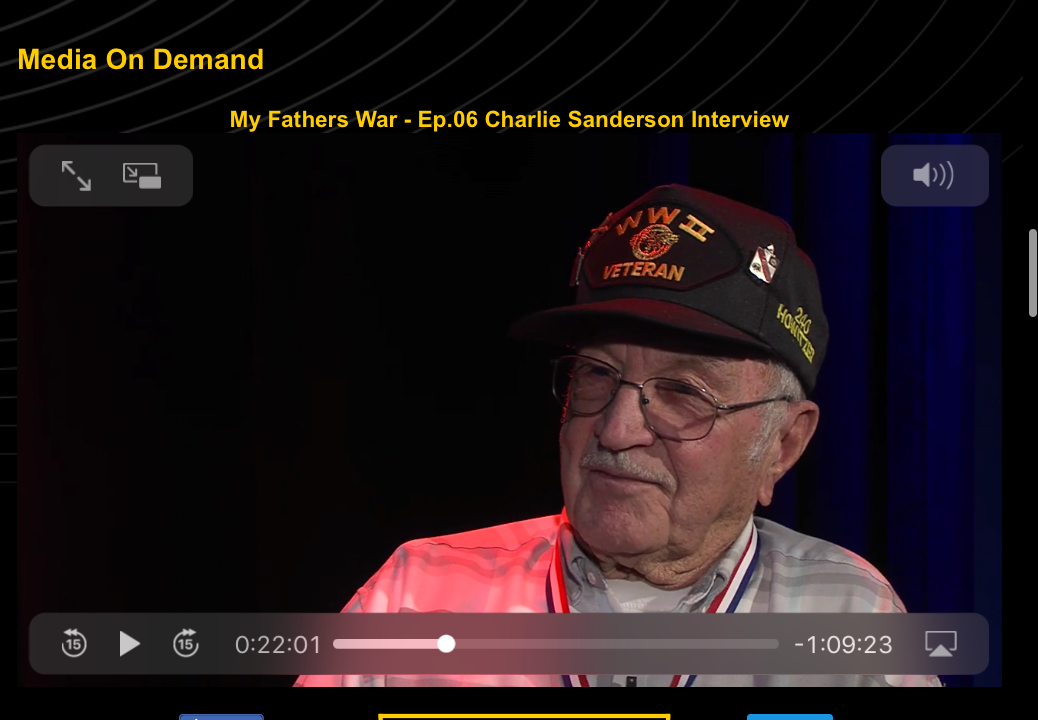 Episode 6 Charles Sanderson, US Army WWII - Charley Valera, Author