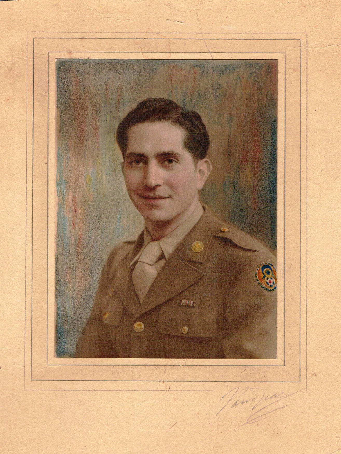 Giovanni (John) Valera in U.S. Army uniform during World War II